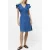 French Connection Ruffle Denim Chambray Dress Mid Wash Mid Wash