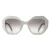 Prada PR16WS 142130 ivoorgrijze zonnebril met kleurverloop
