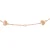 Orphelia ‘Nahara’ Dames 925 Sterling Zilveren Armband – Roze ZA-7378