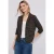 Blazer met reverskraag en leopatroon