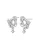 Hey Happiness Oorbellen ‘Sparkle Moon’  zilver