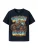 NAME IT Shirt ‘NMMMORE HOTWHEELS’  navy / lichtblauw / oranje / zwart