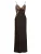 Adrianna Papell Avondjurk  donkerbruin