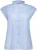 Geisha Blouse hearts sleeveless Hemelsblauw dames
