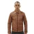 Heren lederen Harrington jas-Shanghai