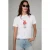T-shirt met ronde hals en print