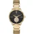Michael Kors Portia MK3788 Dames 36,5 mm Gouden RVS Horloge met Zwarte Wijzerplaat