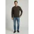 Cars regular fit sweater met logo – bruin