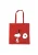 LOGOSHIRT Shopper ‘Peanuts – Snoopy in Love’  rood