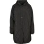 Vrouwen parka met capuchon Urban Classics Oversized Diamond Quilted