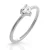Orphelia ‘Love’ Dames 925 Sterling Zilveren Ring – Zilver ZR-7531