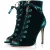Giuseppe Zanotti Groene fluwelen enkellaarsjes.