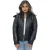 Dames puffer leren bomberjack-Ajax