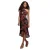 Dames midi-jurk Goddiva Printed
