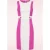 Topvintage exclusive ~ Carnaby Pop jurk in wit en felroze
