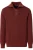 Casa Moda Half-Zip Sweater rood, Effen