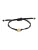 PATRIZIA PEPE Armband  goud / zwart / transparant