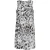 Mouwloze jurk met abstracte print