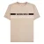 Lambretta Heren borst streep T-shirt (Cashew)