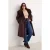 TRENDYOLMİLLA Dames Bruin Effen Oversized Grote maten Jassen