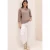 Cecil Dames Shirt met structuur in twee kleuren in Bruin