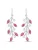 Rafaela Donata Oorbellen  pink / zilver
