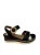 Remonte Zwarte Leren Dames Sandalen – Zwart – 41
