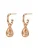 Hey Happiness Oorbellen ‘January Birthstone’  rose-goud