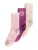 Lipsy Sokken  crème / donkerlila / lichtroze