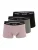 HUGO Boxershorts  grijs / pink / zwart