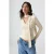 TRENDYOLMİLLA Dames Beige Effen Lang Regular fit Blouses