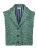 Cartoon Bodywarmer  blauw / lichtgeel / groen / wit