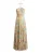 Lauren Ralph Lauren Jurk  beige / lichtblauw / rosa / wit