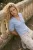 TRENDYOLMİLLA Dames Blauw Geborduurd Kort Getailleerd Blouses