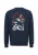 Oldskull Sweatshirt ‘Asian Blossom Queen Logo Graphic’  donkerblauw