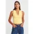 Vrouwen Geribbelde Katoenmix Crop Top