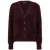 Red Button Rb fuzzy cardigan burgundy