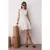 TRENDYOLMİLLA Dames Beige Effen Kort / Mini Mouwloos Avond / Dagelijks Skater Jurken