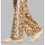 adidas Originals straight leg broek met dierenprint – bruin