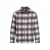 TYGO & vito flanel geruit casual overhemd – beige/grijs/bruin