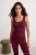 TRENDYOLMİLLA Dames Bordeaux Effen Mouwloos Getailleerd Blouses