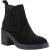 Hush Puppies Felicia Suède Dames Zwarte Gehackte Chelsea Boots