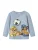 NAME IT Sweatshirt ‘NMMJAAKO PAW’  duifblauw / karamel / geel / wit