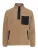 INDICODE JEANS Fleece jas ‘Trout’  beige / zwart