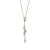 Orphelia ‘Loana’ Dames 925 Sterling Zilveren Ketting met Hanger – Roze ZH-7505/RG