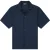 Malelions Men Ribbed Camp Collar Shirt | Navy