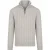 McGregor Cable Zip Mock Sweater Medium Grey Melange