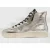 AllSaints Tana Met High Top Silver