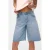 VERO MODA wide leg regular waist denim jort light blue denim