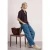 Street One Dames Overhemd met korte mouwen en print in Rood